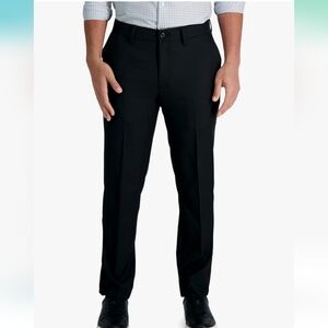 HAGGAR Mens Cool 18 Pro SlimFit Flat SuperFlex Waistband Pant. Nwt